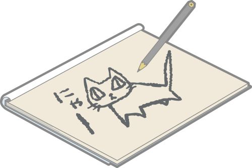 お絵描きのイメージ