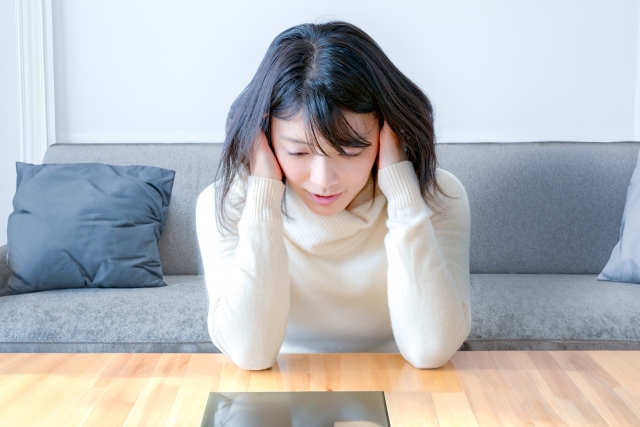 やる気の出ないイメージ